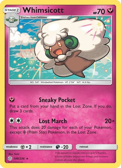 Whimsicott, SM - Cosmic Eclipse 148/236