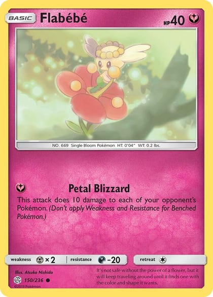 Flabebe - 150/236, SM - Cosmic Eclipse 150/236