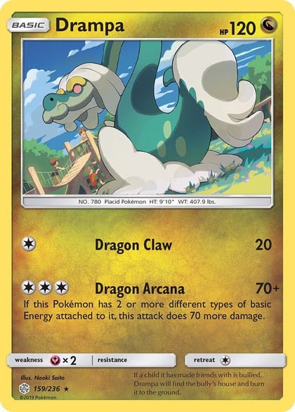 Drampa, SM - Cosmic Eclipse 159/236