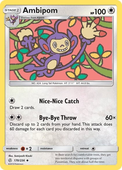 Ambipom, SM - Cosmic Eclipse 170/236