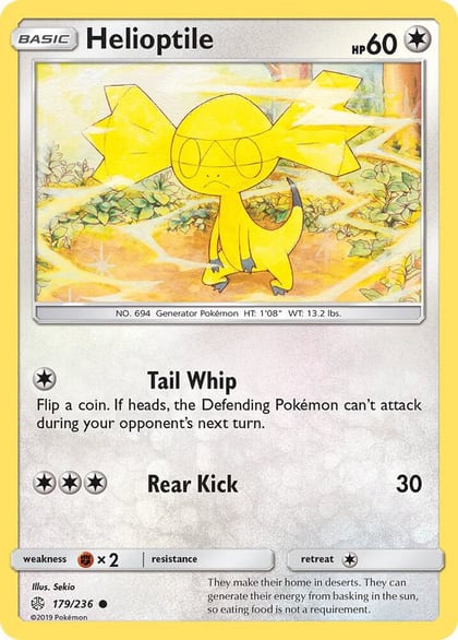 Helioptile, SM - Cosmic Eclipse 179/236