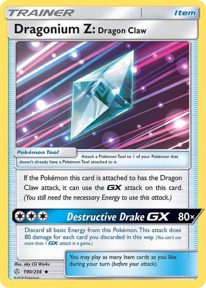 Dragonium Z: Dragon Claw, SM - Cosmic Eclipse 190/236