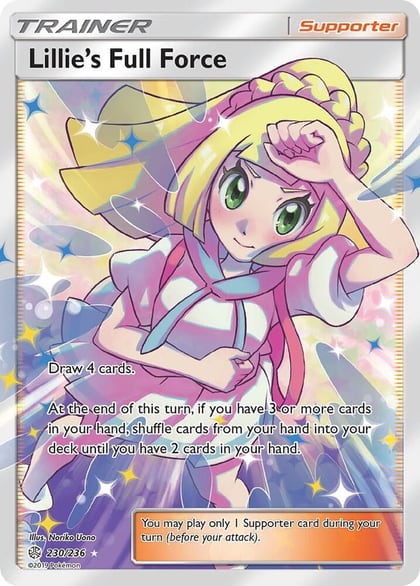 Lillie's Full Force (Full Art), SM - Cosmic Eclipse 230/236