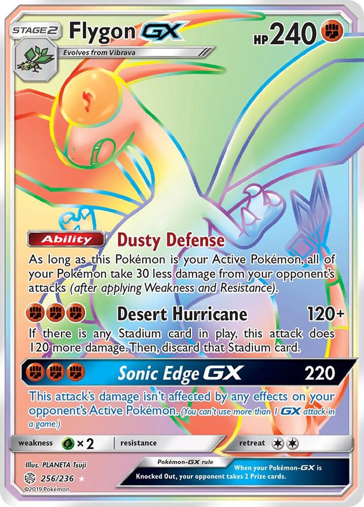 Flygon GX (Secret), SM - Cosmic Eclipse 256/236