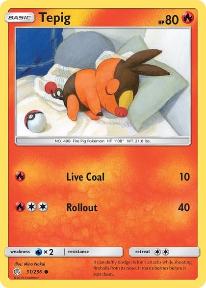 Tepig, SM - Cosmic Eclipse 31/236