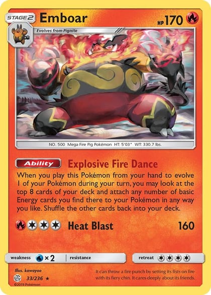 Emboar, SM - Cosmic Eclipse 33/236