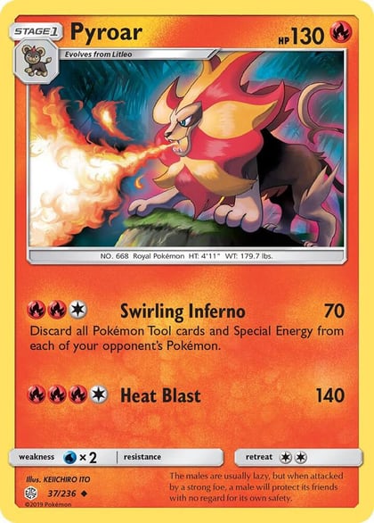Pyroar, SM - Cosmic Eclipse 37/236