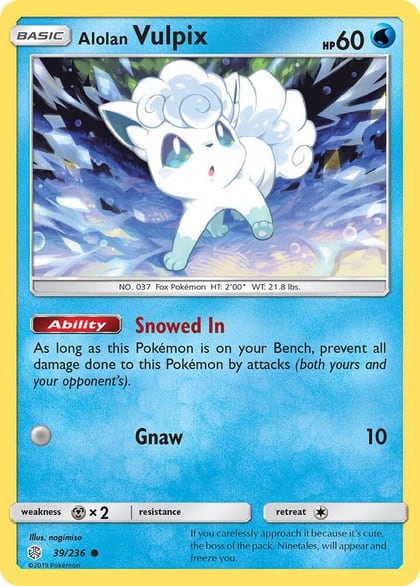 Alolan Vulpix, SM - Cosmic Eclipse 39/236