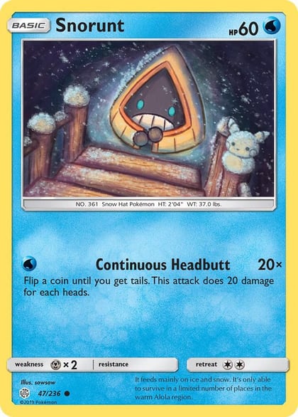 Snorunt, SM - Cosmic Eclipse 47/236