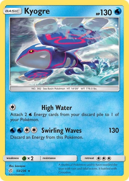 Kyogre, SM - Cosmic Eclipse 53/236