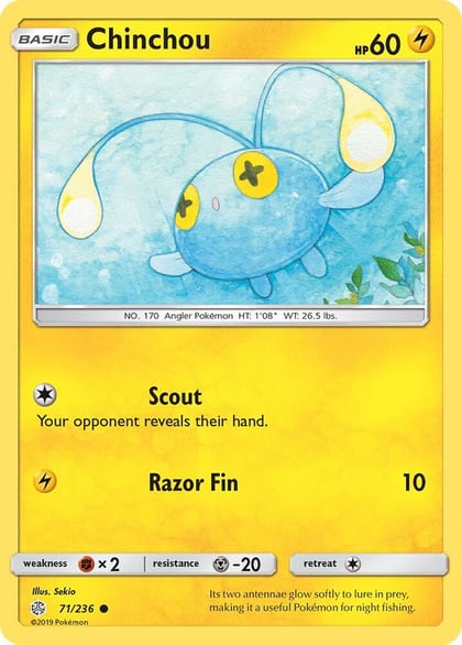 Chinchou, SM - Cosmic Eclipse 71/236
