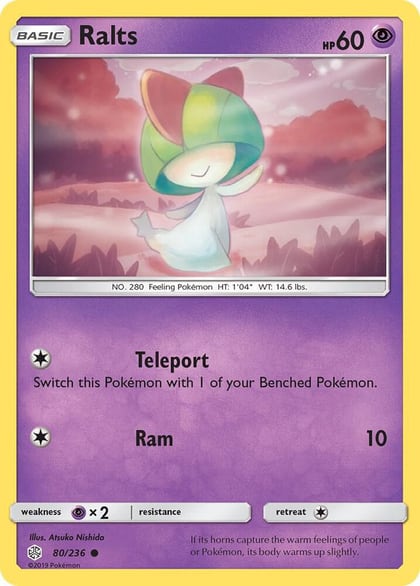 Ralts, SM - Cosmic Eclipse 80/236
