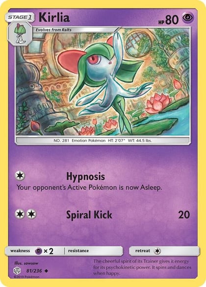 Kirlia, SM - Cosmic Eclipse 81/236