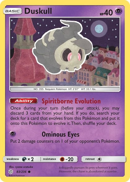 Duskull, SM - Cosmic Eclipse 83/236
