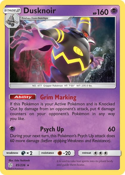 Dusknoir, SM - Cosmic Eclipse 85/236