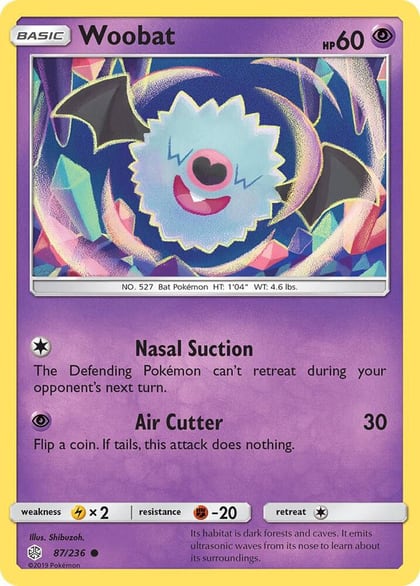 Woobat, SM - Cosmic Eclipse 87/236