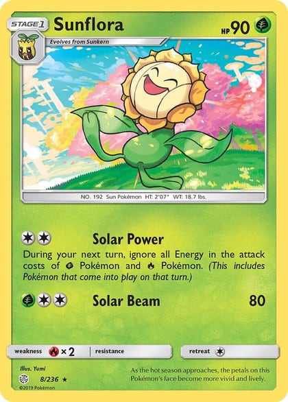 Sunflora, SM - Cosmic Eclipse 8/236