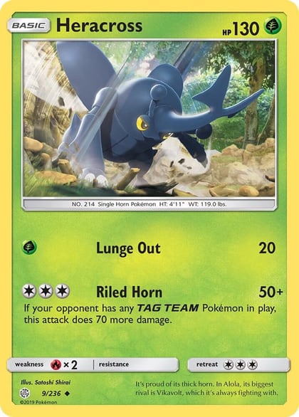 Heracross, SM - Cosmic Eclipse 9/236