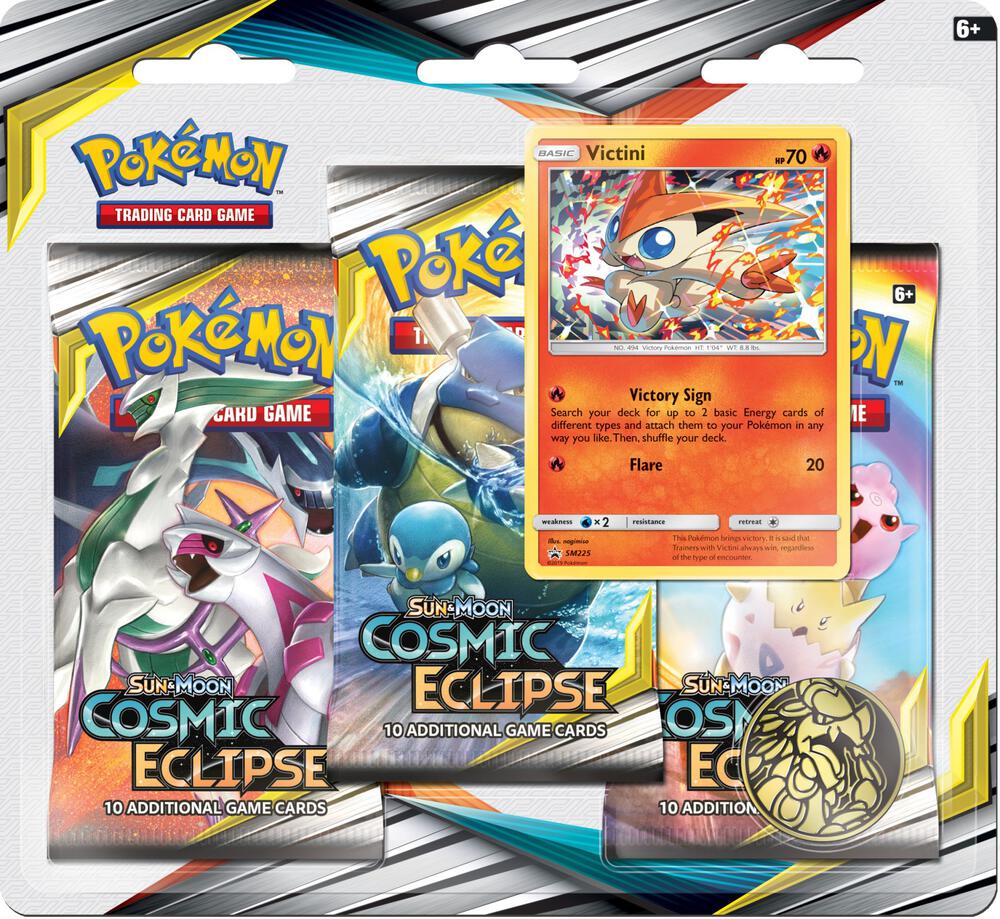 Cosmic Eclipse 3 Pack Blister [Victini], SM - Cosmic Eclipse P199766
