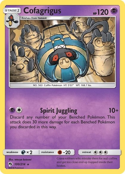 Cofagrigus, SM - Lost Thunder 100/214