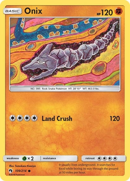 Onix, SM - Lost Thunder 109/214