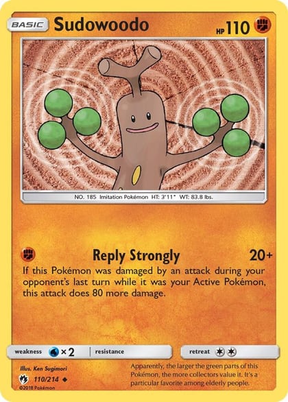 Sudowoodo, SM - Lost Thunder 110/214