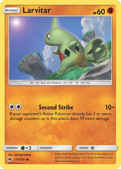 Larvitar (115), SM - Lost Thunder 115/214