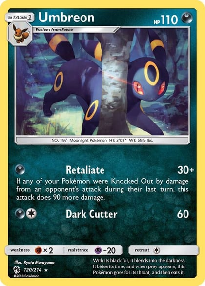 Umbreon, SM - Lost Thunder 120/214