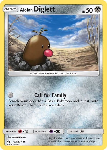 Alolan Diglett, SM - Lost Thunder 122/214