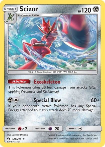 Scizor, SM - Lost Thunder 126/214