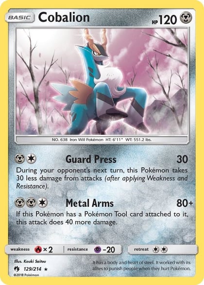 Cobalion, SM - Lost Thunder 129/214