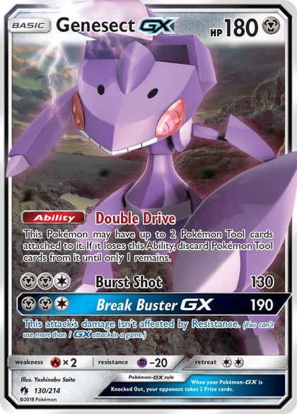 Genesect GX, SM - Lost Thunder 130/214