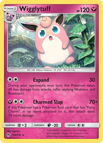 Wigglytuff, SM - Lost Thunder 134/214