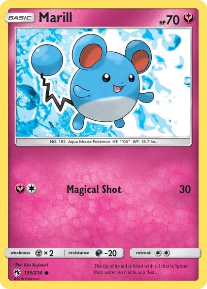 Marill, SM - Lost Thunder 135/214