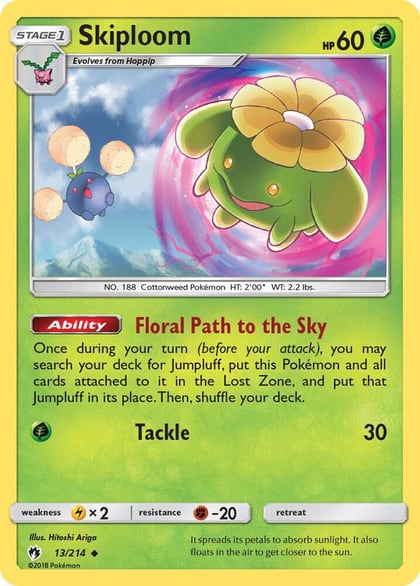 Skiploom, SM - Lost Thunder 13/214