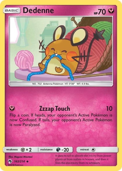 Dedenne (142), SM - Lost Thunder 142/214