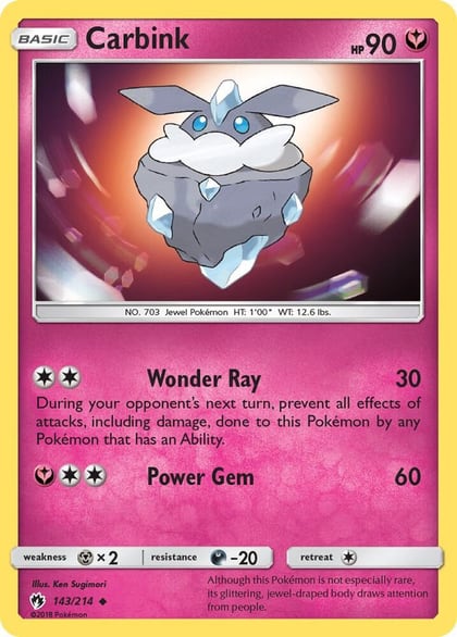 Carbink (143), SM - Lost Thunder 143/214