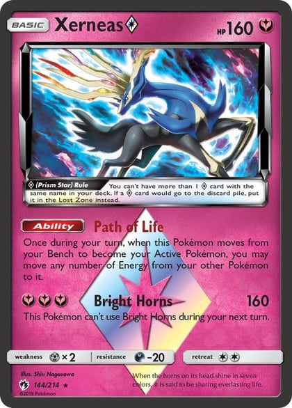 Xerneas Prism Star, SM - Lost Thunder 144/214
