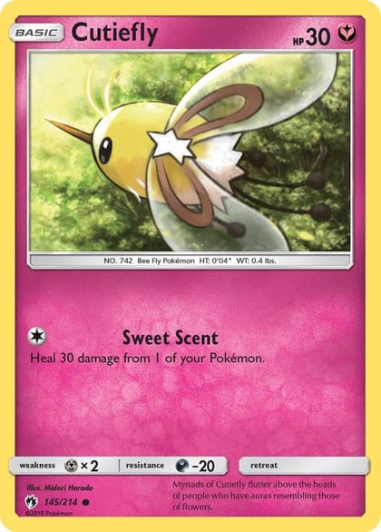 Cutiefly, SM - Lost Thunder 145/214