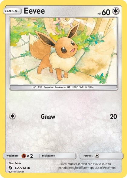 Eevee, SM - Lost Thunder 155/214