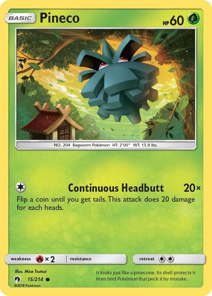 Pineco, SM - Lost Thunder 15/214