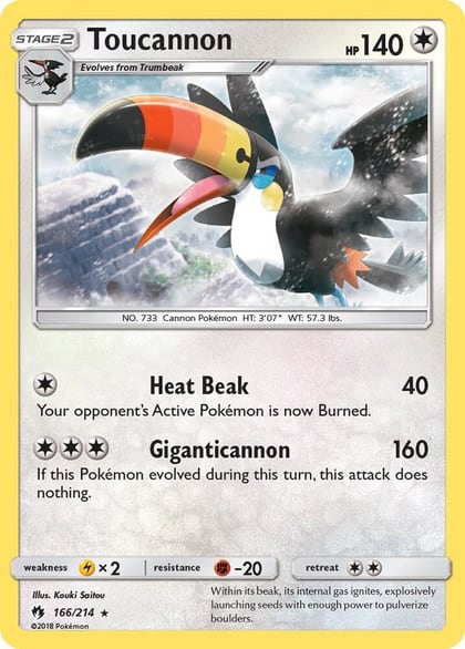 Toucannon, SM - Lost Thunder 166/214