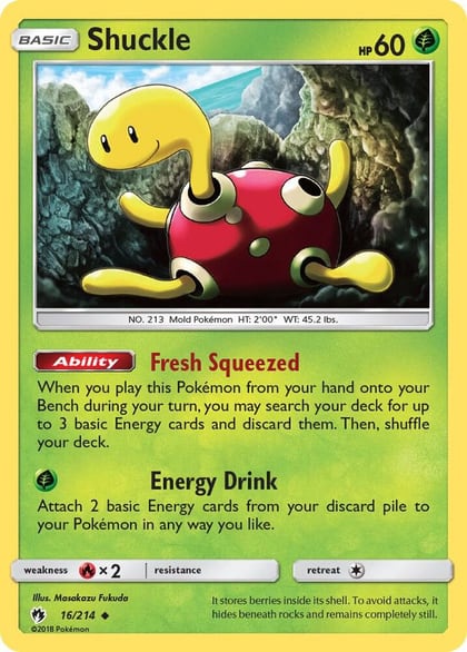 Shuckle, SM - Lost Thunder 16/214