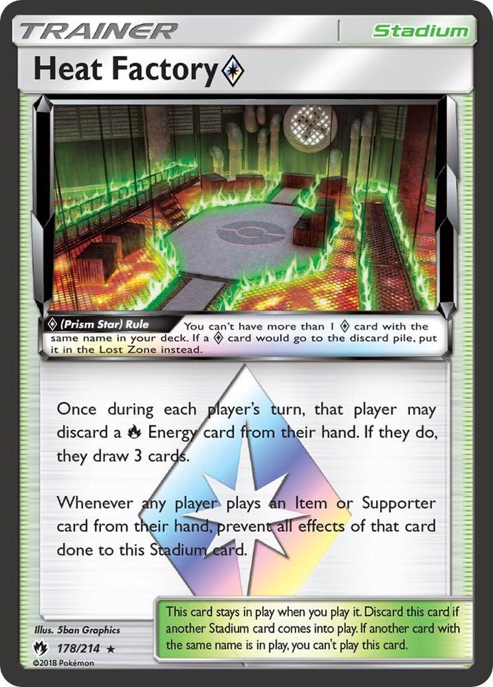 Heat Factory Prism Star, SM - Lost Thunder 178/214
