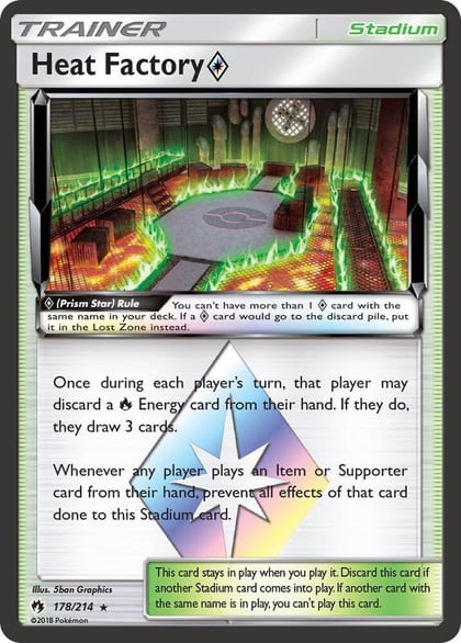 Heat Factory Prism Star, SM - Lost Thunder 178/214