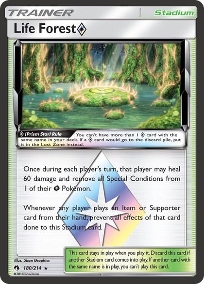 Life Forest Prism Star, SM - Lost Thunder 180/214