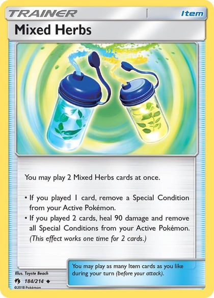 Mixed Herbs, SM - Lost Thunder 184/214