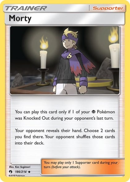 Morty, SM - Lost Thunder 186/214
