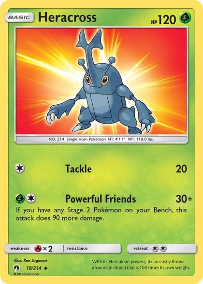 Heracross, SM - Lost Thunder 18/214