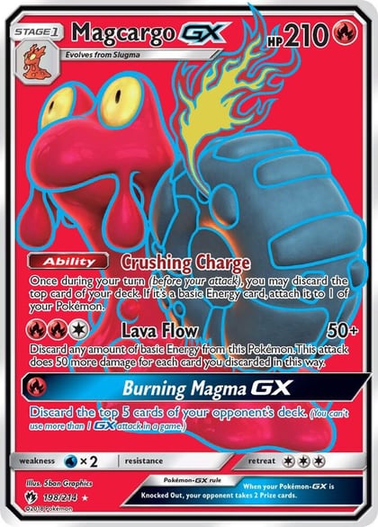 Magcargo GX (Full Art), SM - Lost Thunder 198/214